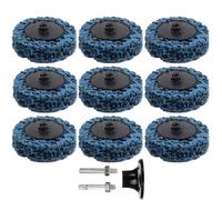 10PCS 50mm Angle Grinder Abrasive Wheel Discs - Polishing Sanding Strip for Metal Workpiece Surface Treatment(Blue)