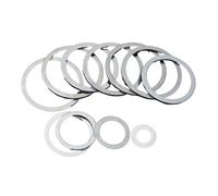 10pcs/50pcs/100pcs Aluminum Flat Washers Sealing Ring Gaskets M3 M4 M5 M6 M7 M8 Thickness 1mm 1.5mm 2mm 3mm 4mm(M4x6x1mm,100Pcs)