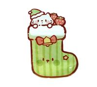 10pcs-50pcs Christmas Stocking Gift Bags Resealable for Candy Snacks Xmas Eve Apple Treats Festive Goodies Bags