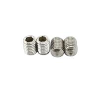 10Pcs - 50pcs M1.6 M2 M2.5 M3 M4 M5 M6 M8 DIN916 Stainless steel 304 grade 12.9 Alloy steel Hex Socket Set Screws Grub Screw(8MM_M1.6 50P)