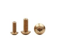 10pcs ~ 50pcs M2 M2.5 M3 M4 M5*L Brass Hex Socket Button Head Screw Round Allen Key Head Screws Not Copper Bolts(10mm,M4 20pcs)