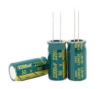 10PCS 50v2200uf 2200uf50v 16 * 31 50v 2200uf 16x31 Electro Electrolytic capacitor BIANMTSW