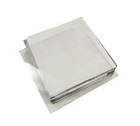 10pcs 50x50x1.1mm Lab Transparent Conductive Glass Indium Tin Oxide ITO Glass Coated Glass (Size : 10 ohm)