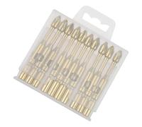 10Pcs 5mm/6mm Impacting Screwdriver Bit Antislip Crossing Head Strong Electric Drill Screwdriver Attachment Part Professional Drill Bits
