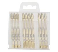 10Pcs 5mm / 6mm Screwdriver Bit Set Crossing Driver Bit Impacting Screwdriving Drill Bits High Hardness Heavy Duty Bits for Electric