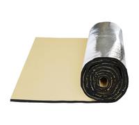 10Pcs 5mm Auto Interior Sound & Heat Insulation Cotton Self-Adhesive Sound Deadening Damping Mat Car Silent Compact Van Proofing Sound Dampening