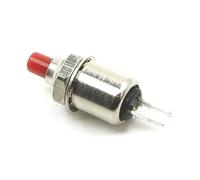 10Pcs 5mm DS-402 Self-reset/Momentary Push Button Switch 0.5A/125V IDGTTLDF(Red)