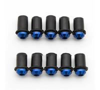 10PCS 5mm Windscreen Windshield Bolt Screw Kit For Y&amaha For YZF R1 R6 R3 R25 XJ6 FJR1300 XT600(Blu)