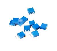 10Pcs/5pc 3296X 1K 2K 5K 10K 20K 50K 100K 200K 500K 1M 100R 200R 500R ohm Trimmer Potentiometer Variable Resistor Cermet Trimpot(5pcs,500K Ohm)