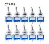 10pcs/5pcs lot Mini MTS-103 3-pin SPDT ON-OFF-ON 6A 125VAC Miniature Toggle Switch(5PCS)