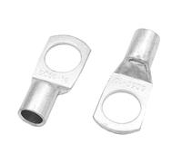 10PCS/5PCS SC50-6 50-8 50-10 50-12 Copper Cable Lug Kit Bolt Hole Tinned Cable lugs Battery Terminals copper nose Wire connector(SC50-16,5PCS)