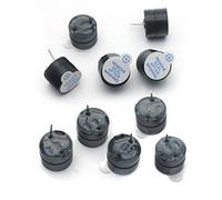 10Pcs 5v Active Buzzer Long Continous Beep Tone Alarm Ringer 12mm MINI Active Piezo Buzzers For Computers Printers Long Continous Beep Tone Alarm