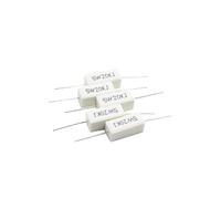 10PCS 5W Cement Ceramic Resistance Power Resistance 0.1~100K 0.01 0.1 0.25 10 0.33 0.5 1 2 4.7 5 8 10 15 20 25 30 100R 1K 10Kohm BIANMTSW(0.01 Ohm)