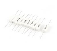 10pcs 5W Fixed Resistors Watt 0.05 Ohm Resistance 5% Tolerance axia-l Single Resistors Cement Resistor Specialised accessories