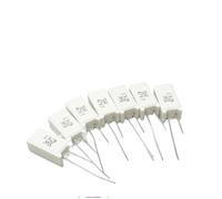 10PCS 5W Vertical cement resistance 0.01R/1R/10R/15/22/4/30/33/47/51/100/330/470/1K/10K/47K ohms Wirewound Resistor