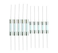 10Pcs 5x20 6x30mm Fast Blow Slow Ceramic Tube Fuse With A Pin 0.5A - 10A 12A 20A 25A 30A(30A,Slow Blow(T))