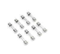 10PCS 5x20/6X30mm Slow Blow Glass Tube Fuse Multiple Current Specifications Can Mixed 0.5/1/23/4/5/6.3/10/15/20/30A(T8A,5X20 Slow break)