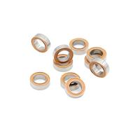 10Pcs 5x8x2.5 Stainless steel hybrid ceramic ball bearing SMR85 2RS ABEC7 5x8x2.5 mm Without Grease Fast Turning