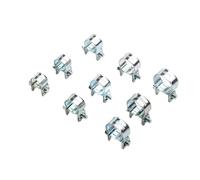 10pcs 6-20mm Mini Hose Clamp Double Ears 8-18mm Worm Drive Fuel Water Pipe Clamps Clips(14-16mm)