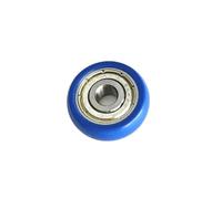 10pcs 6 * 24 * 7mm Spherical Cam, Blue Pulley, PA66 (No bubbles) Roller, Showcase/Drawer Pulley, R 6mm distinctive