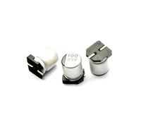 10PCS 6.3V 10V 16V 25V 35V 50V 10UF 22UF 47UF 100UF 220UF 330UF 1000UF SMD Aluminum Electrolytic Capacitor RRBXXUYN(25v10uf 4x5mm)