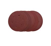 10pcs 6 Inch 150mm Round Sandpaper Six Hole Disk Sand Sheets Grit 40-800 Hook and Loop Sanding Disc Polishing Sheets,red,600