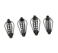 10pcs 6 Wire Method Carp Fishing Feeder Swim Feeders Spring Sinker 15-30g Black Spring Bait Cage Fishing Tackle Tool For Luring Catfishes Carp Accessories