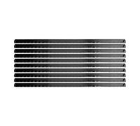 10pcs 6" x 0.24" x 0.016" Scroll Saw Blades Pin End High Carbon Steel for Wood Metal Plastic Cutting Sawing(16T)