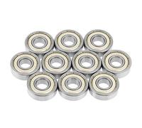 10Pcs 6000zz Metal Sealed Deep Groove Steel Ball Bearing 10x26x8mm