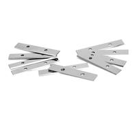 10pcs 60x12x1.5mm Carbide Inserts Cutter Blades Paint Scraper For Surfacing Groove Helical Planer Cutter Heads