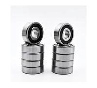 10pcs 6200 2RS ZZ 10 * 30 * 9mm 6200ZZ DDU 2Z Inner Diameter 10mm Chrome Steel Deep Groove Ball Bearings IDGTTLDF(6200 2RS)
