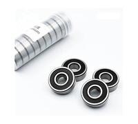 10pcs 6201 2RS ZZ 12 * 32 * 10mm Chrome Steel Deep Groove Ball Bearings 2Z DDU Miniature Bearing IDGTTLDF(6201 2RS Premium)