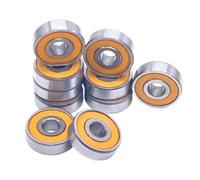 10pcs 625RS 5x16x5 Mm Bearing Orange Rubber Sealed ABEC-7 5 * 16 * 5 Miniature Ball