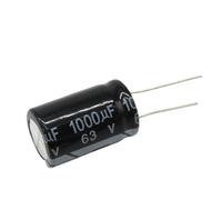 10PCS 63v1000uf 16 * 26 63v 1000uf 16x26 Electrolytic Electrolytic capacitor ZDVHOMCB