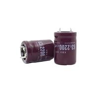 10PCS 63V2200UF Electrolytic Capacitors 2200uf 63V 22 * 30mm AMNzOgOdL