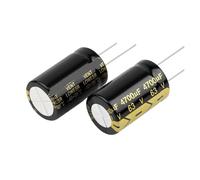 10Pcs 63V4700UF 22x40 Aluminum Electrolytic Capacitor High Frequency Low ±10% 2000Hours 105℃ DIY Capacitors BIANMTSW