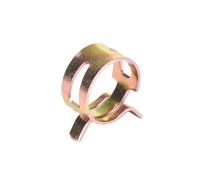 10Pcs 65MN Manganese Steel Galvanized Spring Hose Clamps Inner Dia 4mm-22mm Brute Force Elastic Steel Buckle Water Pipe Hoop(6mm 100Pcs)