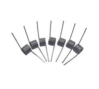 10pcs 65Mn V-Shaped Left Torsion Spring Wire Diameter: 2.0mm Outer 10mm-20mm Length: 3/4/5/6/7/8/9 Turns(5 turns,11MM_2.0MM(60°))