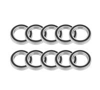 10Pcs 6805-2RS Ball Bearings 1x1.5x0.3in Chrome Steel Rubber Sealed Deep-Groove High-Speed Single Row Great for 25mm Shaft/Rod Projects
