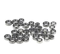 10pcs 681 681XZZ Mini Open Bearing Roller Wheel Bearing 1.5x4x2mm 1x3x1mmfor Fingertip Gyro 4WD(1.5x4x2mm)