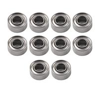 10Pcs 682ZZ 683ZZ 684ZZ 685ZZ Premium Deep Groove Ball Bearings High Speed Metal Shielded Industrial Grade Bearings for Machinery Automotive Robotics Bearing Steel 2mm to 5mm (683-ZZ)