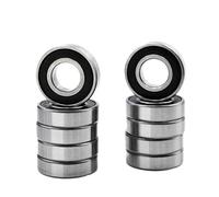10pcs 6900 2RS ZZ 10 * 22 * 6 mm 6900RS 6900Z DDU 2Z Inner Diameter 10 mm Chrome Steel Deep Groove Bikes Bicycles Ball Bearings(6900 2RS Normal)