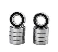 10pcs 6901 2RS ZZ 12 * 24 * 6 mm 6901RS 6901Z DDU 2Z Inner Diameter 12 mm Chrome Steel Deep Groove Bikes Bicycles Ball Bearings(6901 ZZ Normal)