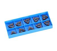 10Pcs 6ER A Indexable Threading, Carbide Turning Tool Holders for CNC Lathe, Threading Carbide Rt or Hining