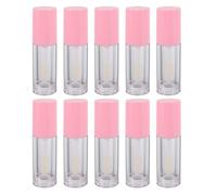 10pcs 6ml Empty Lip Gloss Tubes with Brush Head, ABS | Bottles, Mess-free Refilling for Purse Carry and Travel, Suitable for Lipsticks and Eye Shadow Liquid