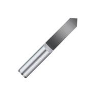 10pcs 6mm Shank V Groove Router Bits Set - Carbide PCB Engraving Tool for Precision Machining, 20-90 Degrees, 0.1-1.0mm Tip for Woodworking and Signmaking(90Dx0.3mm)