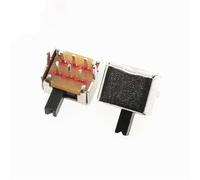 10pcs = 6Pin PCB Mount 2 Position DPDT Miniature Mini Slide Switch SK-22D07(SK-22D07-V4)