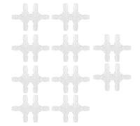 10PCS 6Way Aquarium Water Pipe Adapter Fish Tank Joint Tube Hose Fittings Connector High Strength Plastic Transparent Multiple Sizes for Fish Tank Aquarium Drainage System (6.4MM)