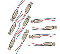 10pcs 6x12mm Micro Small Electric Vibration Motors DC 1.5V-3V 44000RPM Strong Vibration MotorMiniatureVibrating Motor