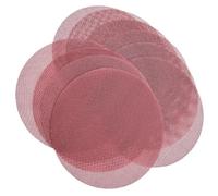 10Pcs 7 Inch Mesh Abrasive Sanding Discs Hook Loop Sandpaper Dust Free Anti-Blocking Net Sandpaper Sheets For Auto Body Wood Dry(80)